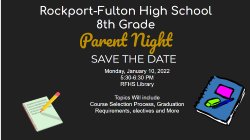 RFHS 8th Grade Parent Meeting